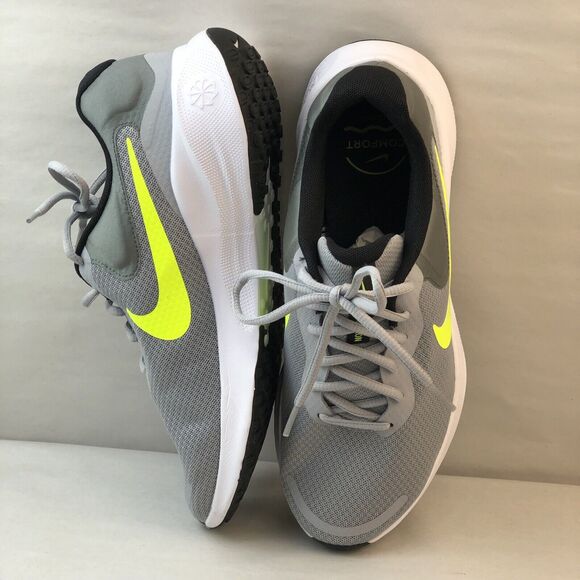 Nike Revolution 7 Wolf Grey Volt Running Shoes Sneakers Mens Size's FB22… - Picture 16 of 16